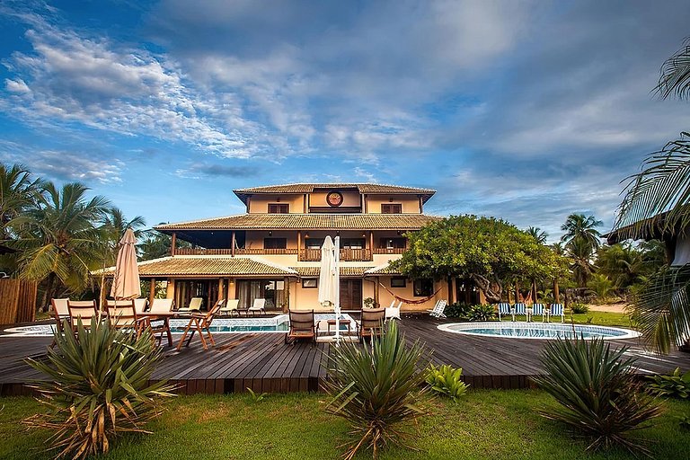 Bah440 - Casa de playa de 6 habitaciones en Jandaira