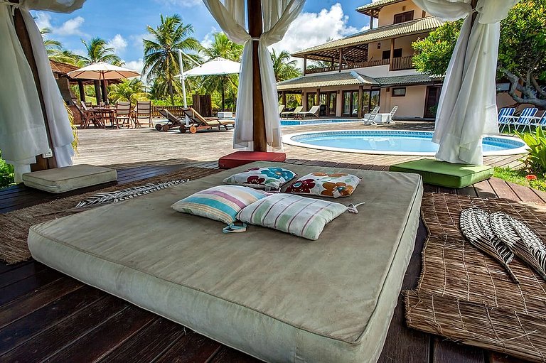 Bah440 - Villa de plage de 6 chambres à Jandaira