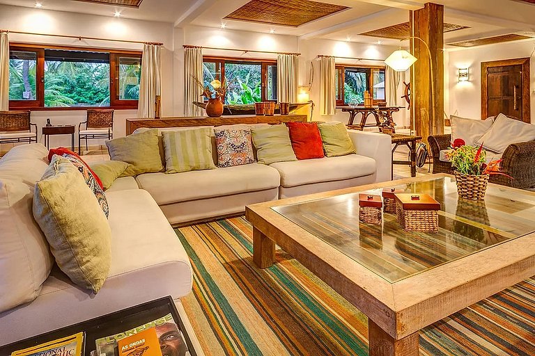 Bah440 - Casa de playa de 6 habitaciones en Jandaira