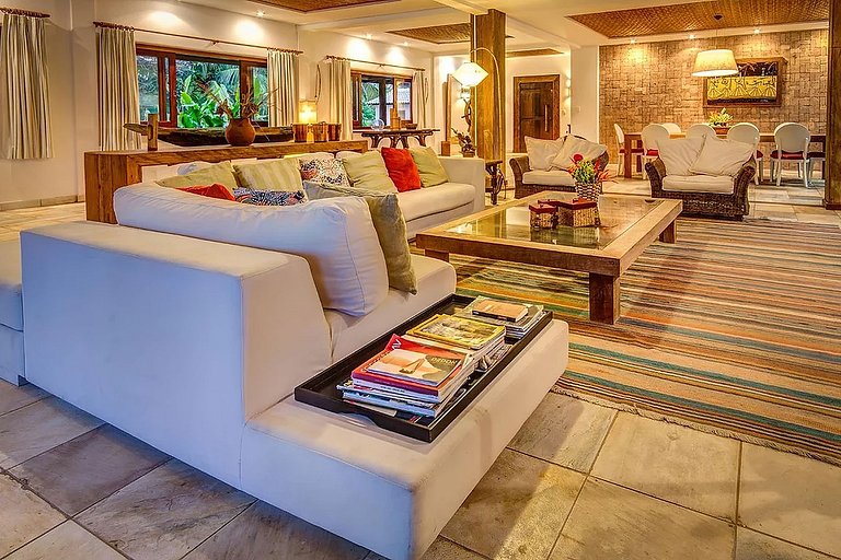 Bah440 - Casa de praia com 6 quartos em Jandaira