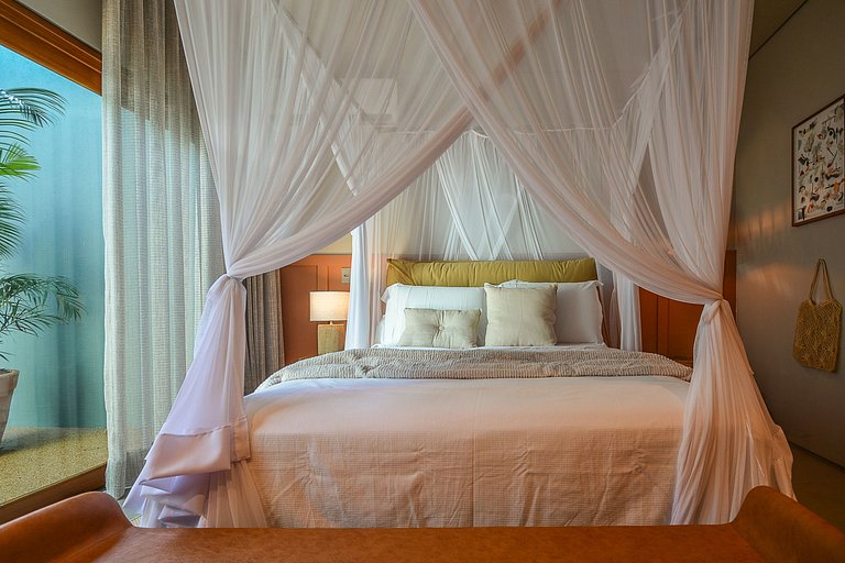 Bah084 - Hermosa casa nueva en condominio en Trancoso