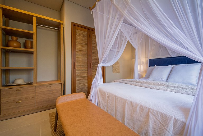 Bah084 - Linda e nova casa em condomínio de Trancoso