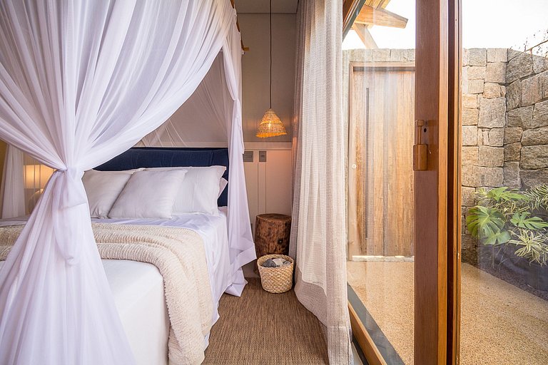 Bah084 - Linda e nova casa em condomínio de Trancoso