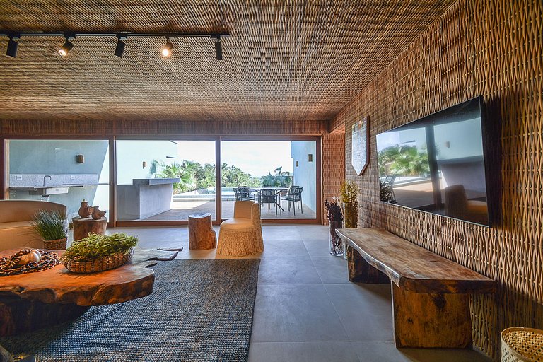 Bah084 - Linda e nova casa em condomínio de Trancoso