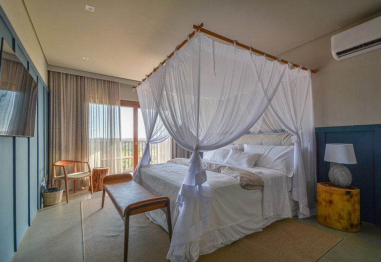 Bah084 - Linda e nova casa em condomínio de Trancoso