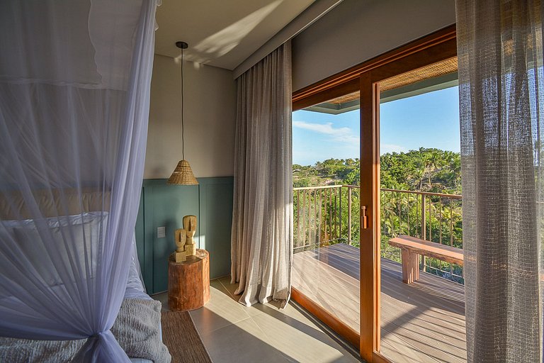 Bah084 - Hermosa casa nueva en condominio en Trancoso