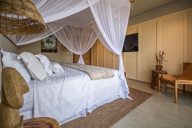 Bah083 - Casa com piscina e 5 suítes em Trancoso