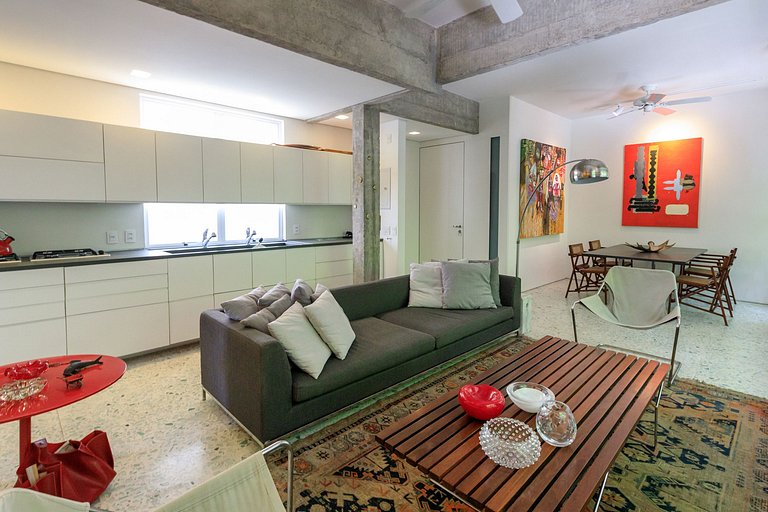 Rio202 - Apartamento 2 quartos no Leblon