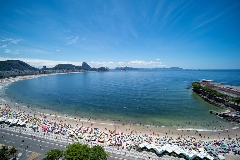 Rio011 - Cobertura de luxo em frente ao mar