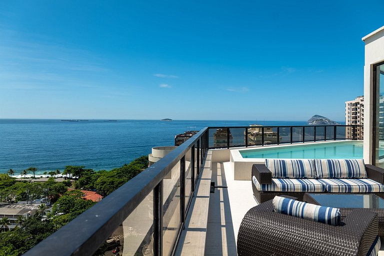 Rio011 - Luxury oceanfront penthouse in Copacabana