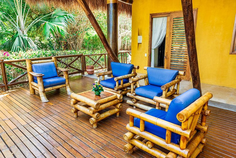 Car094 - Lindo bangalô de 4 quartos em Baru