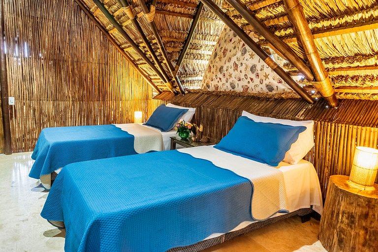 Car094 - Lindo bangalô de 4 quartos em Baru