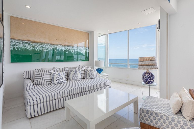 Rio082 - Charmoso apartamento frente mar em Ipanema