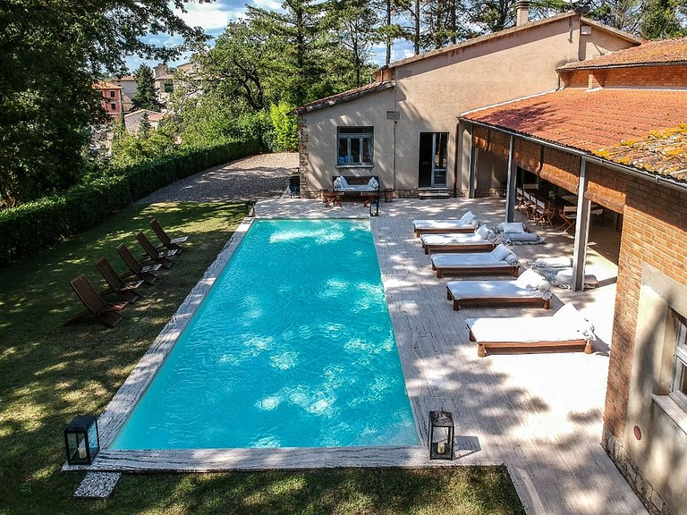 Tus021 - House with views over the valley, Tuscany