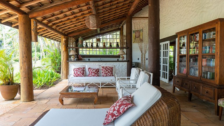 Bah011 - Casa frente mar com piscina em Arraial D'ajuda