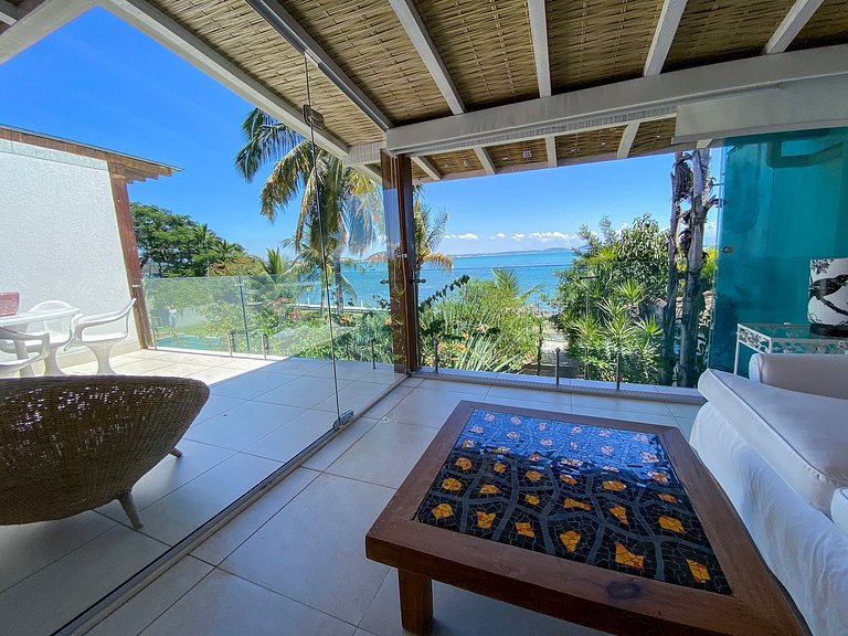 Buz014 - Deslumbrante casa na praia de Manguinhos