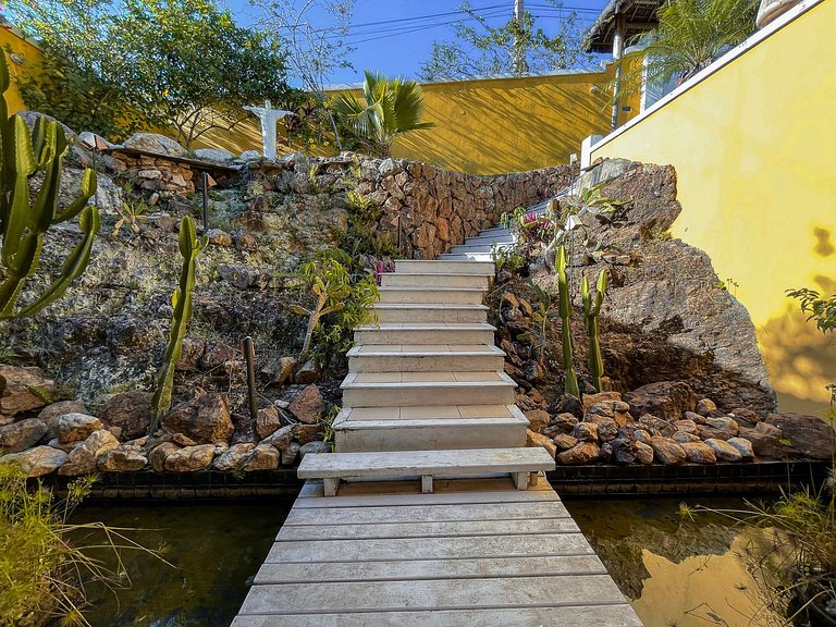 Buz012 - Linda villa com 4 quartos e piscina em Búzios