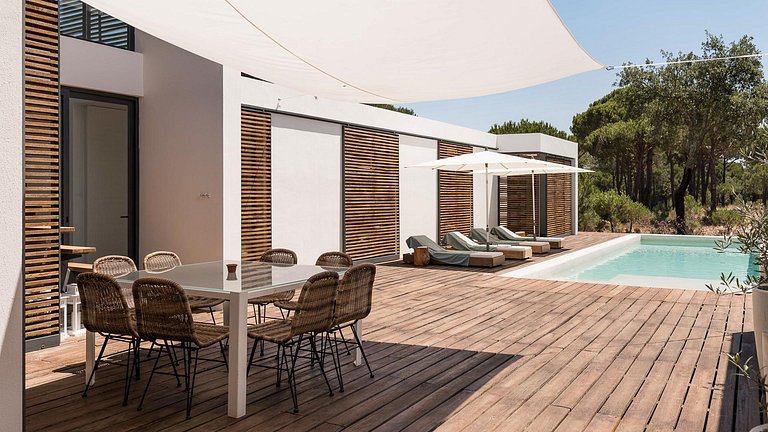 Com001 - Villa moderne entourée de pins, Comporta