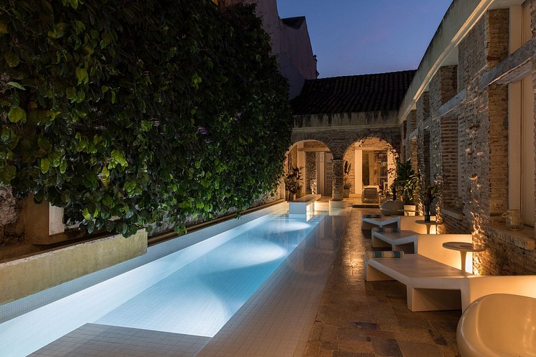 Car106 - Incroyable villa avec piscine au coeur de Getsemaní