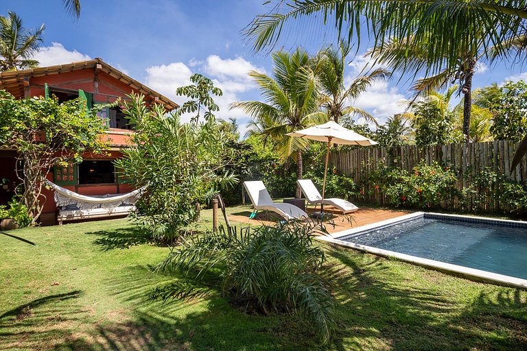 Bah068 - Front sea house with pool in Trancoso