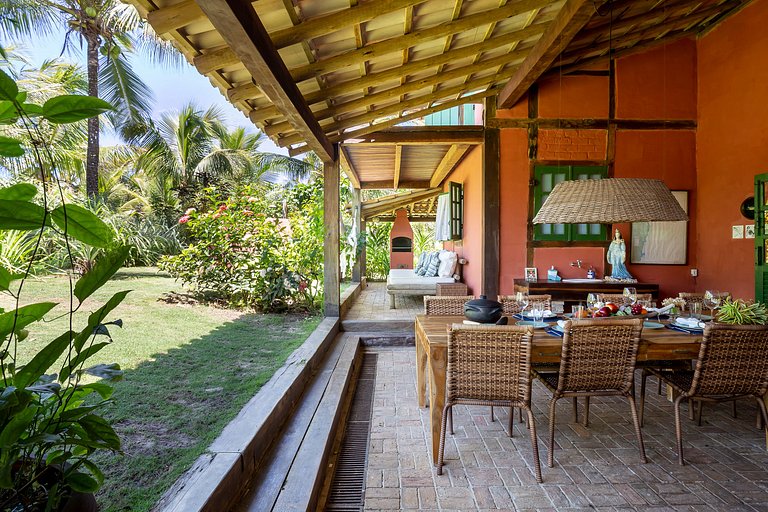 Bah068 - Front sea house with pool in Trancoso