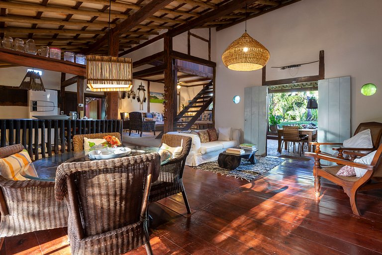 Bah068 - Villa con frente mar y piscina en Trancoso