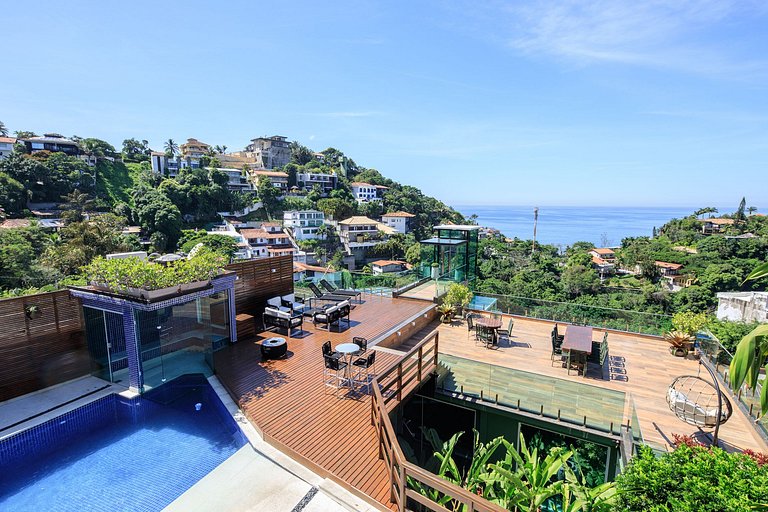 Rio052 - Beautiful villa with spectacular sea views in Joá