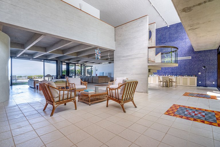 Gua001 - Hermosa villa en la arena en Guarujá