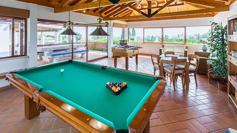 Alg012 - Casa campestre chique com duas piscinas