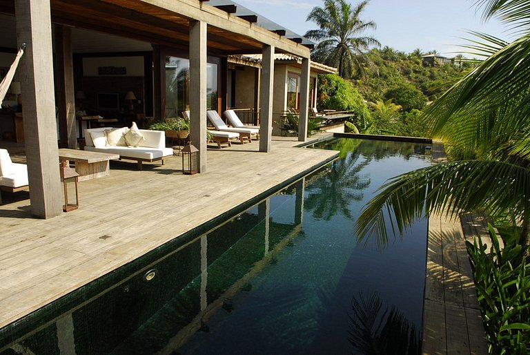 Bah152 - Fabulosa casa com piscina em Itacaré