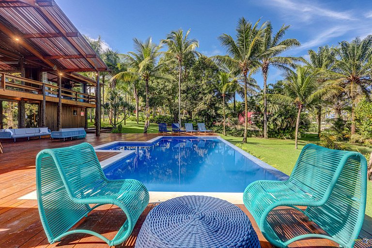 Bah161 - Fantástica villa com piscina em Itacaré