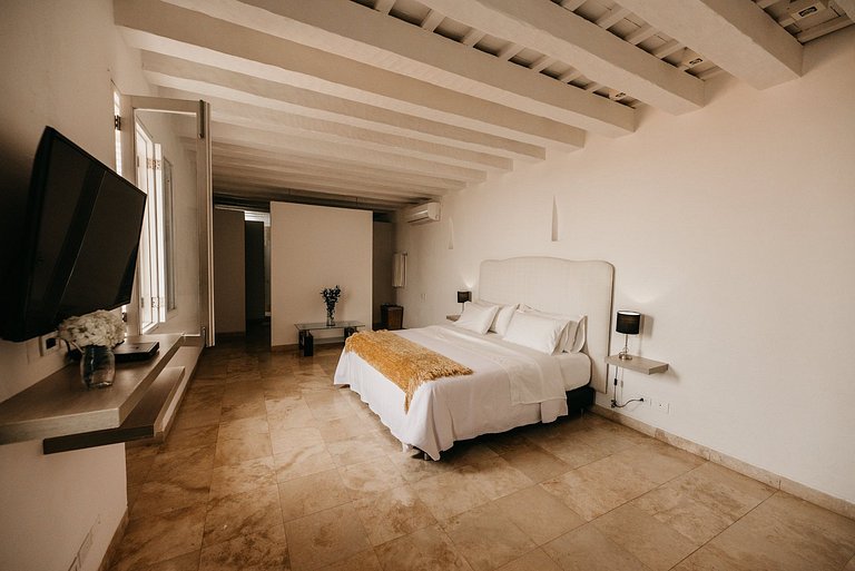 Car110 - Beautiful penthouse in the Old City of Cartagena