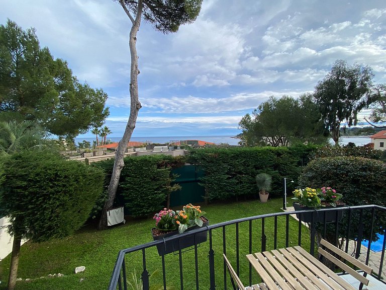 Azu037 - Linda Villa com Vista para o mar, Cap d'Antibes