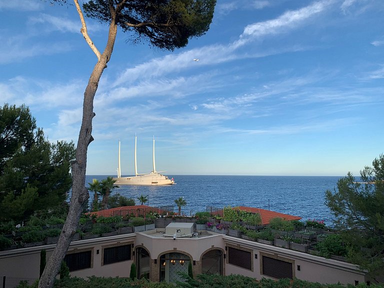 Azu037 - Belle villa vue mer, Cap d'Antibes