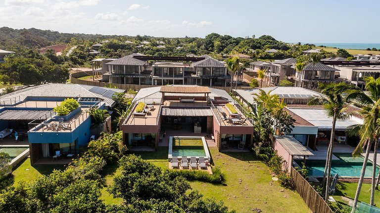 Bah081 - Casa com piscina e vista para o mar em Trancoso