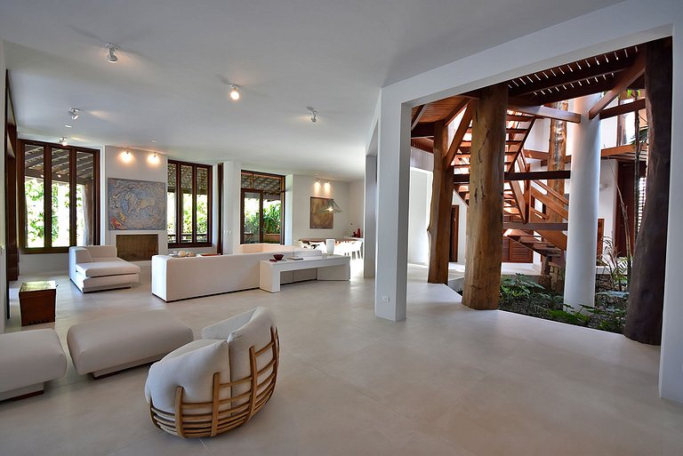 Gua003 - Beautiful house on the sand at Praia do Engenho