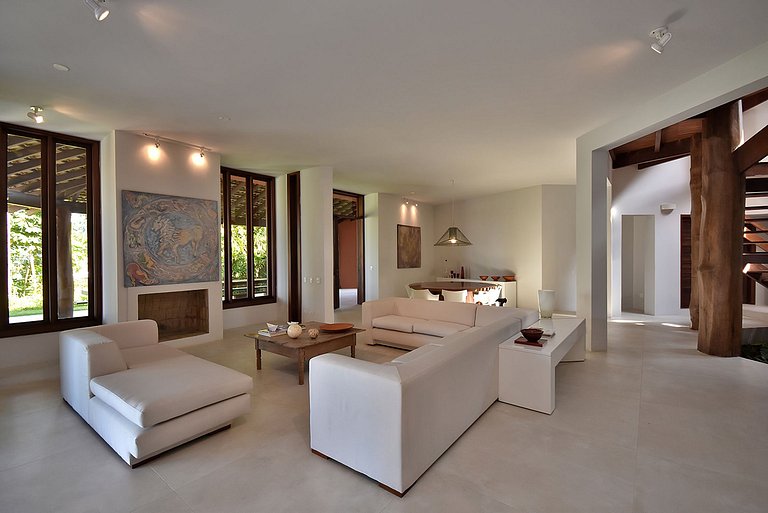 Gua003 - Hermosa casa en la arena en Praia do Engenho