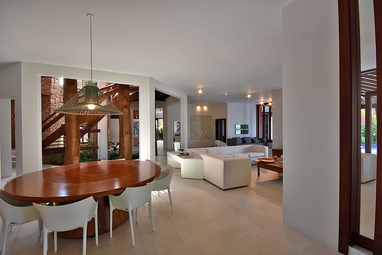 Gua003 - Beautiful house on the sand at Praia do Engenho