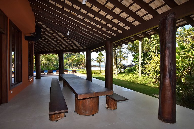 Gua003 - Beautiful house on the sand at Praia do Engenho