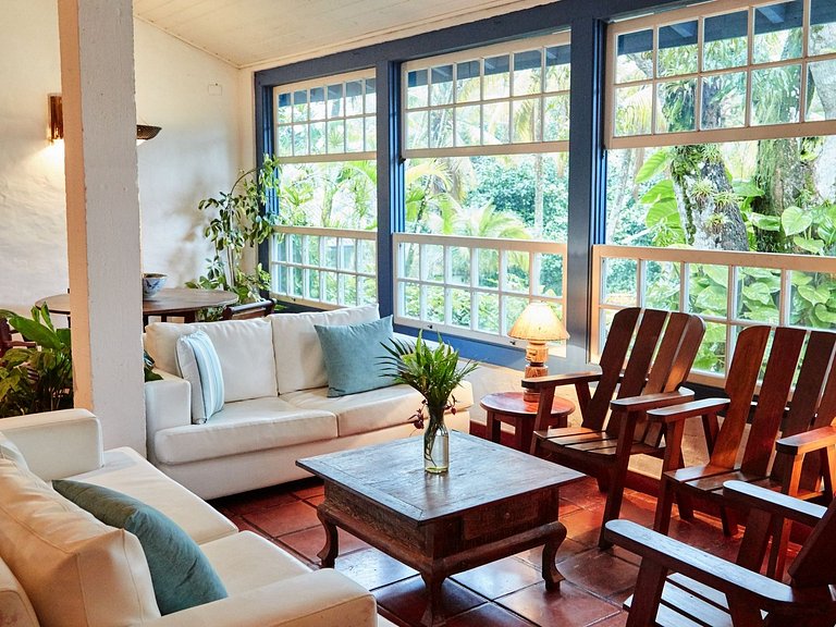 Uba001 - Incredible colonial house, Ubatuba beach region