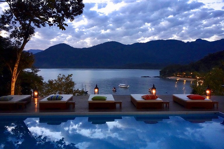 Uba001 - Pousada spectaculaire sur le littoral de Ubatuba