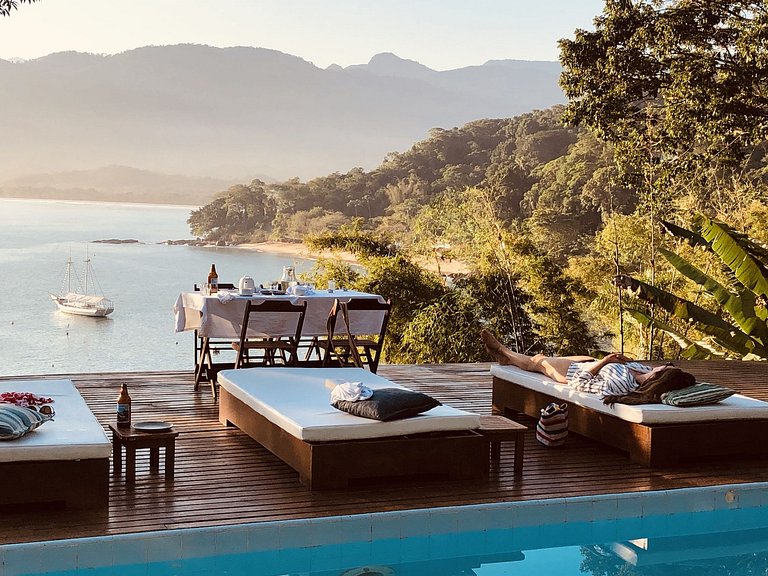 Uba001 - Pousada spectaculaire sur le littoral de Ubatuba