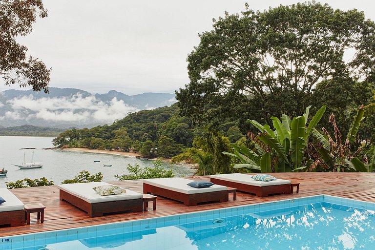 Uba001 - Pousada spectaculaire sur le littoral de Ubatuba