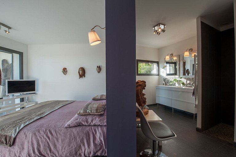 Azu044 - Villa com vista para o mar em Cavalaire