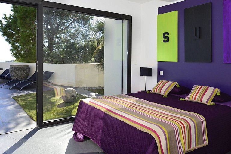 Azu044 - Villa com vista para o mar em Cavalaire