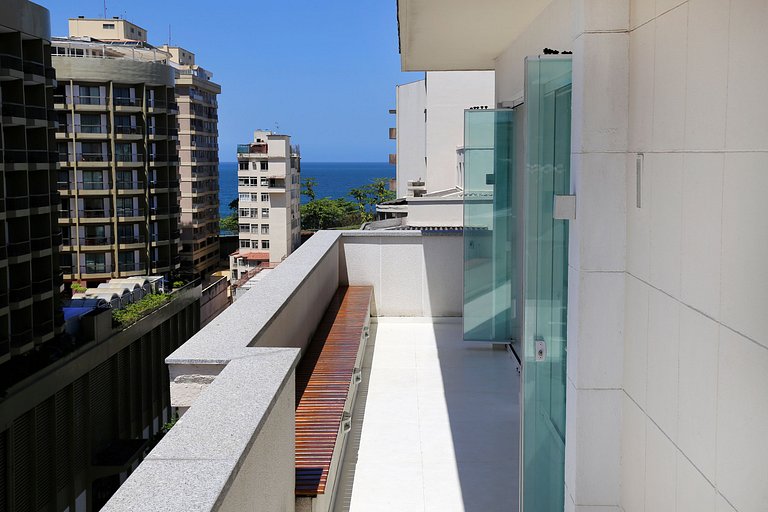Rio197 - Hermoso penthouse con vista al mar en Copacabana