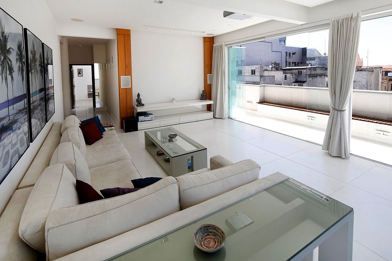 Rio197 - Penthouse overlooking the ocean in Copacabana