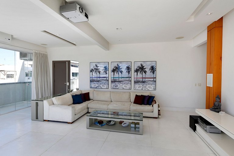 Rio197 - Hermoso penthouse con vista al mar en Copacabana