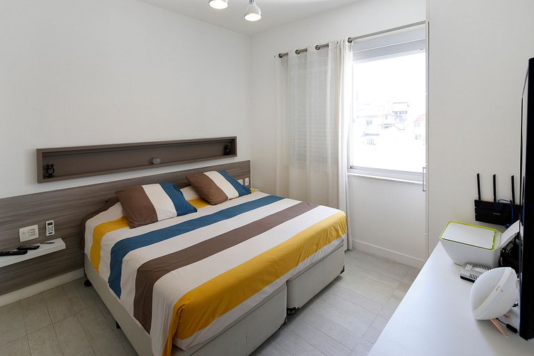 Rio197 - Hermoso penthouse con vista al mar en Copacabana