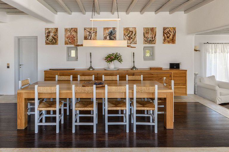 Cyc108 - Villa avec vue sur la plage à Mykonos